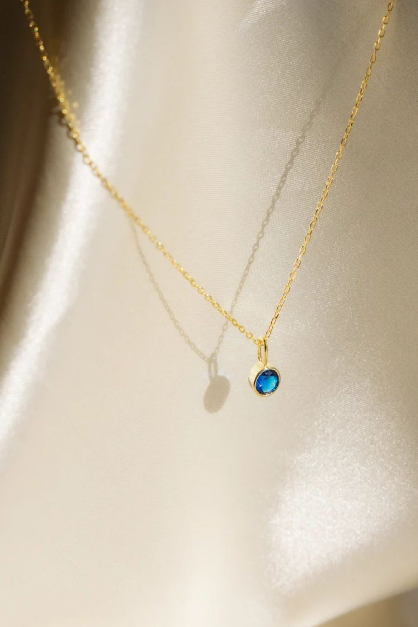 Birthstone Pendant Necklace