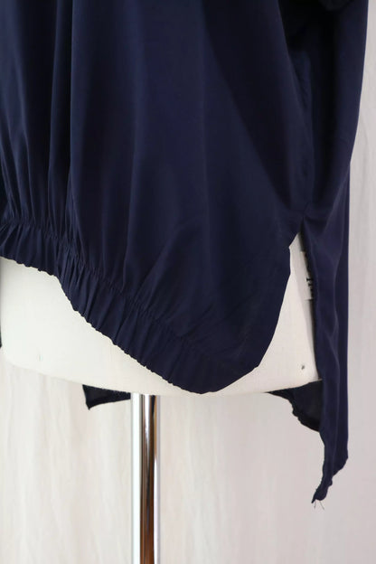 Blusa Oversize con Elastico | Blu