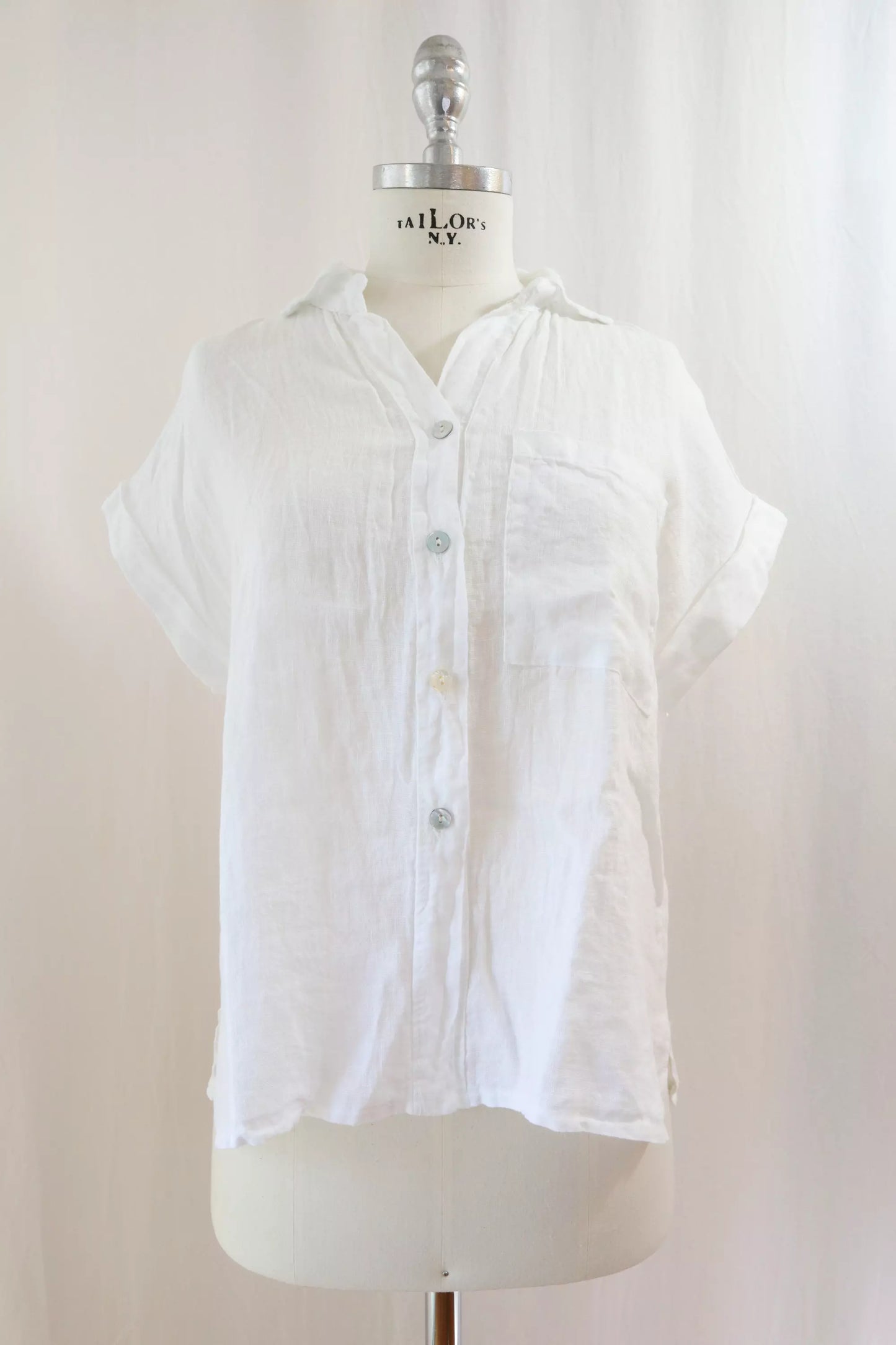 Pure Linen Blouse