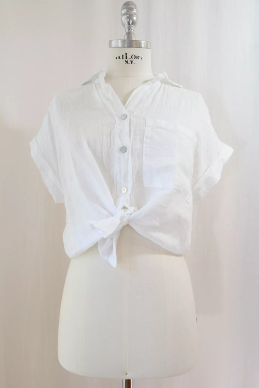 Pure Linen Blouse