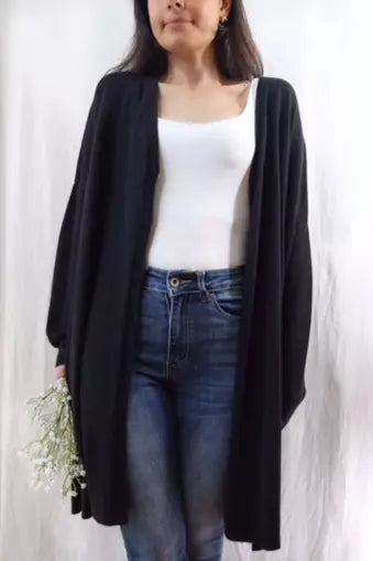 Maxi Cardigan | Black