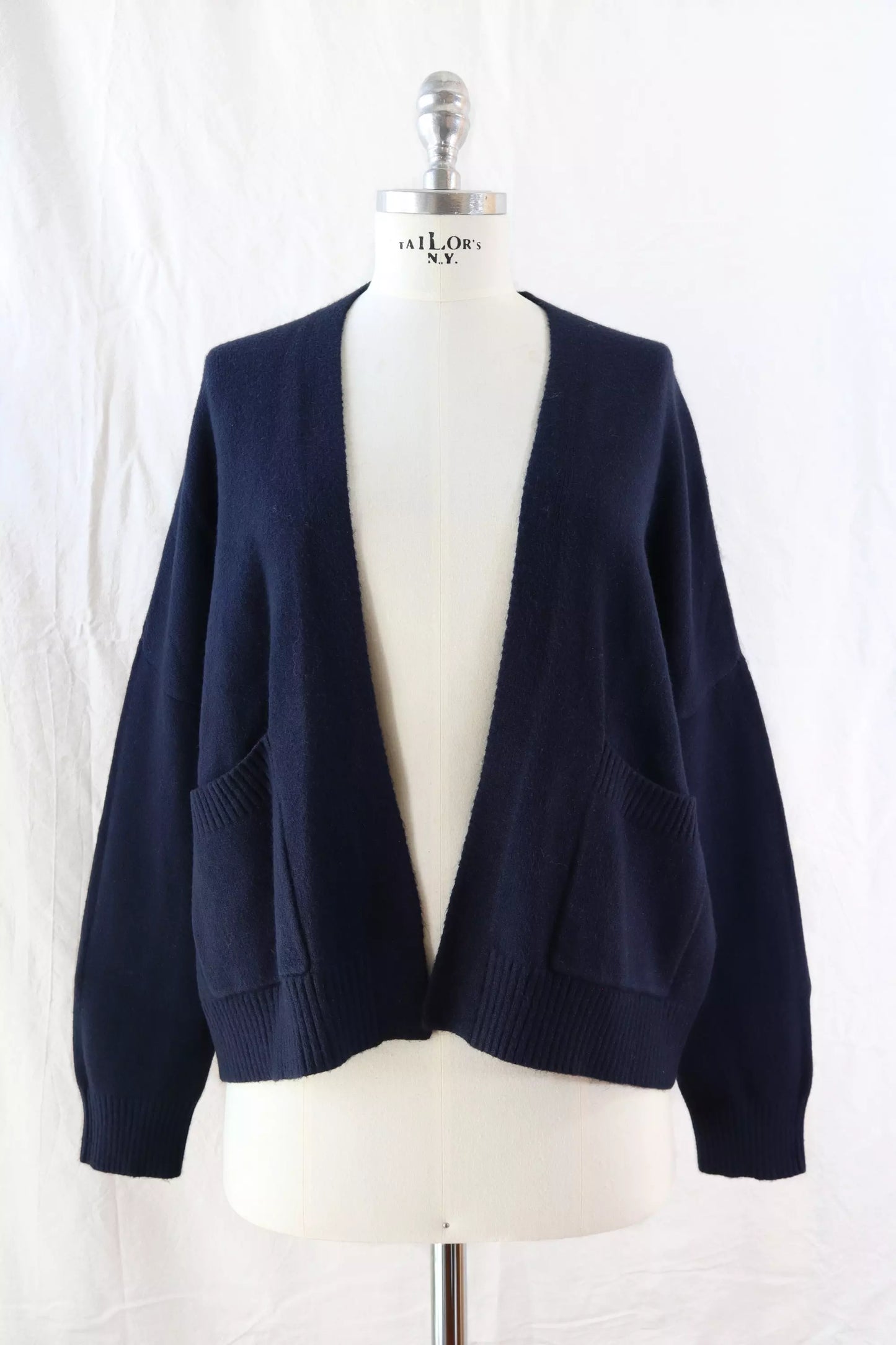 Cardigan with Pockets | Navy Blue