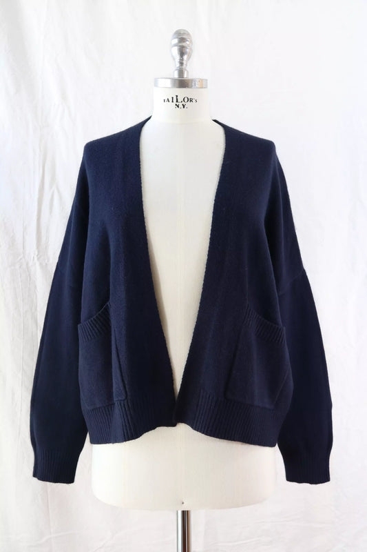 Cardigan con Tasche | Blu