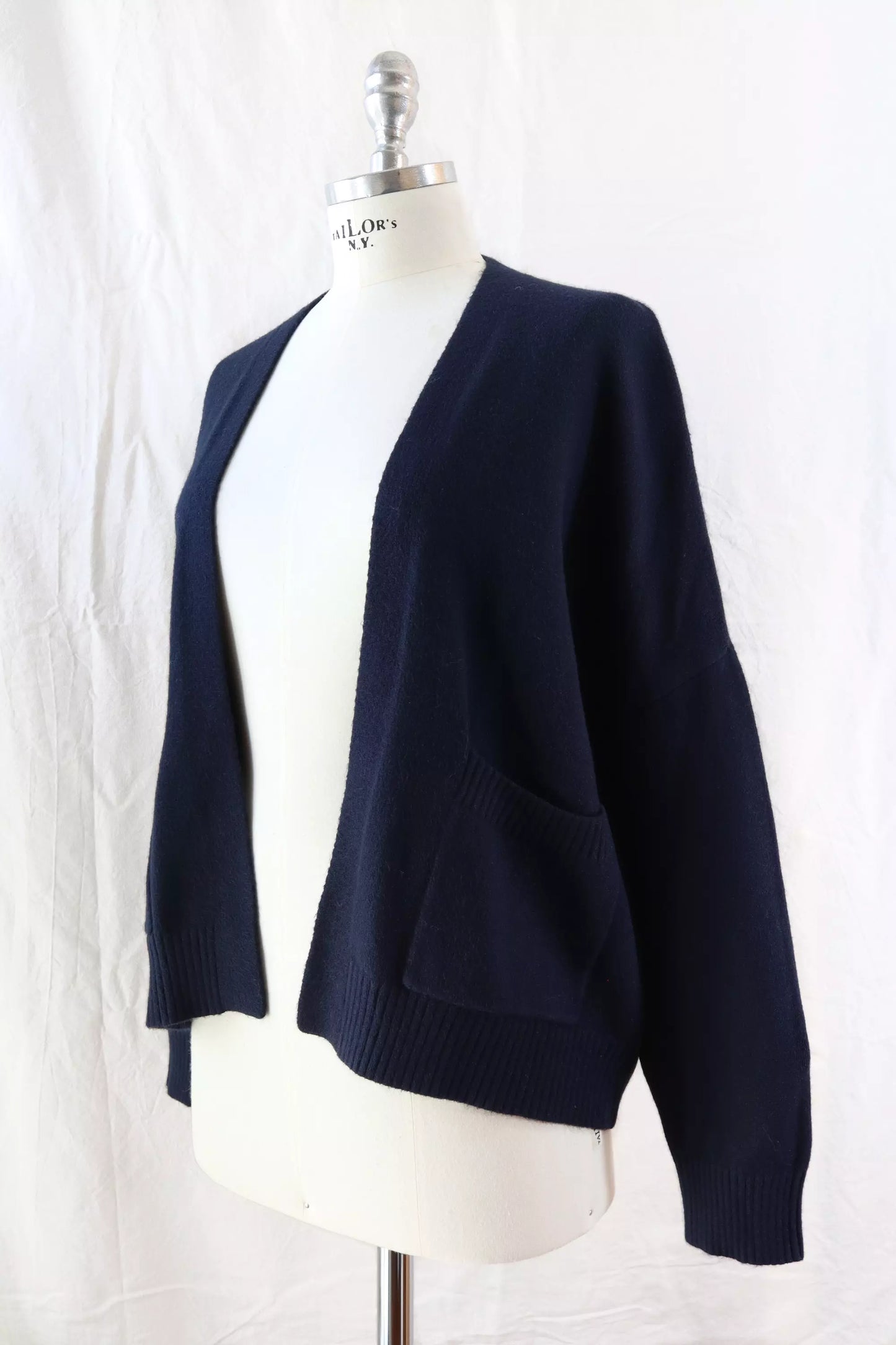 Cardigan with Pockets | Navy Blue