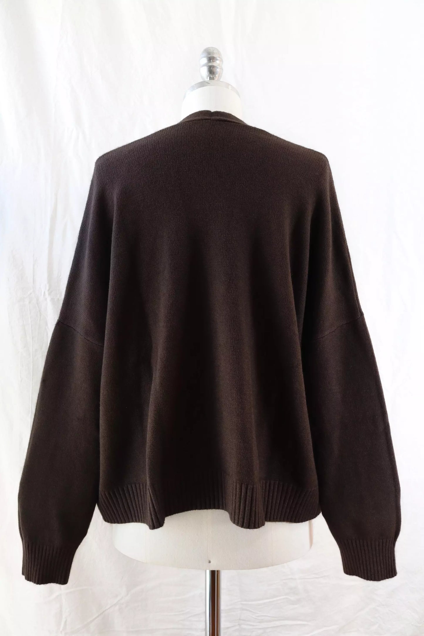 Cardigan with Pockets | Brown