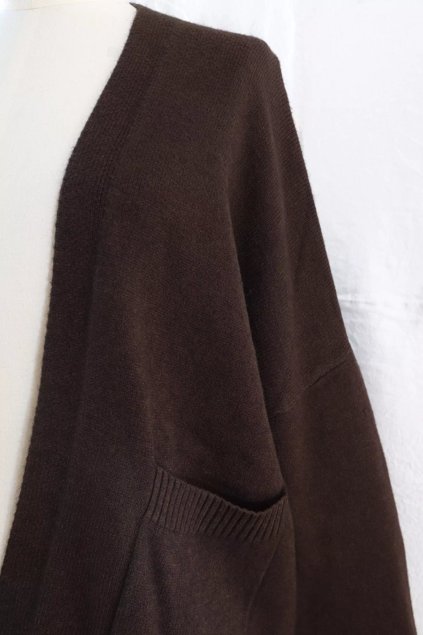 Cardigan with Pockets | Brown