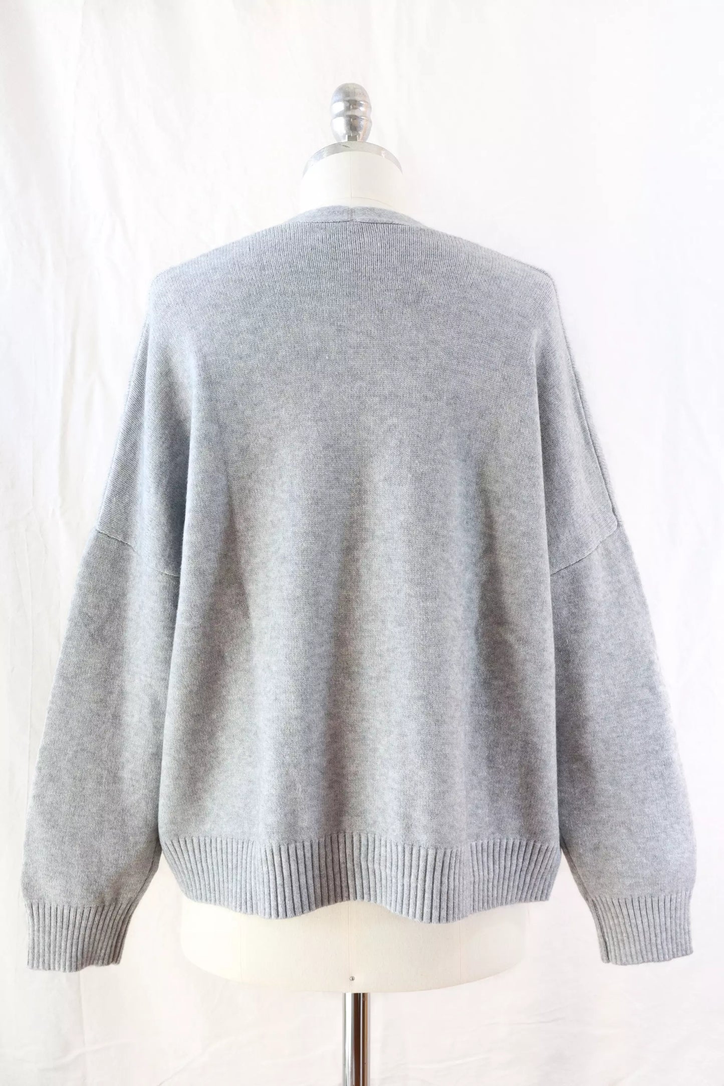 Cardigan with Pockets | Grey