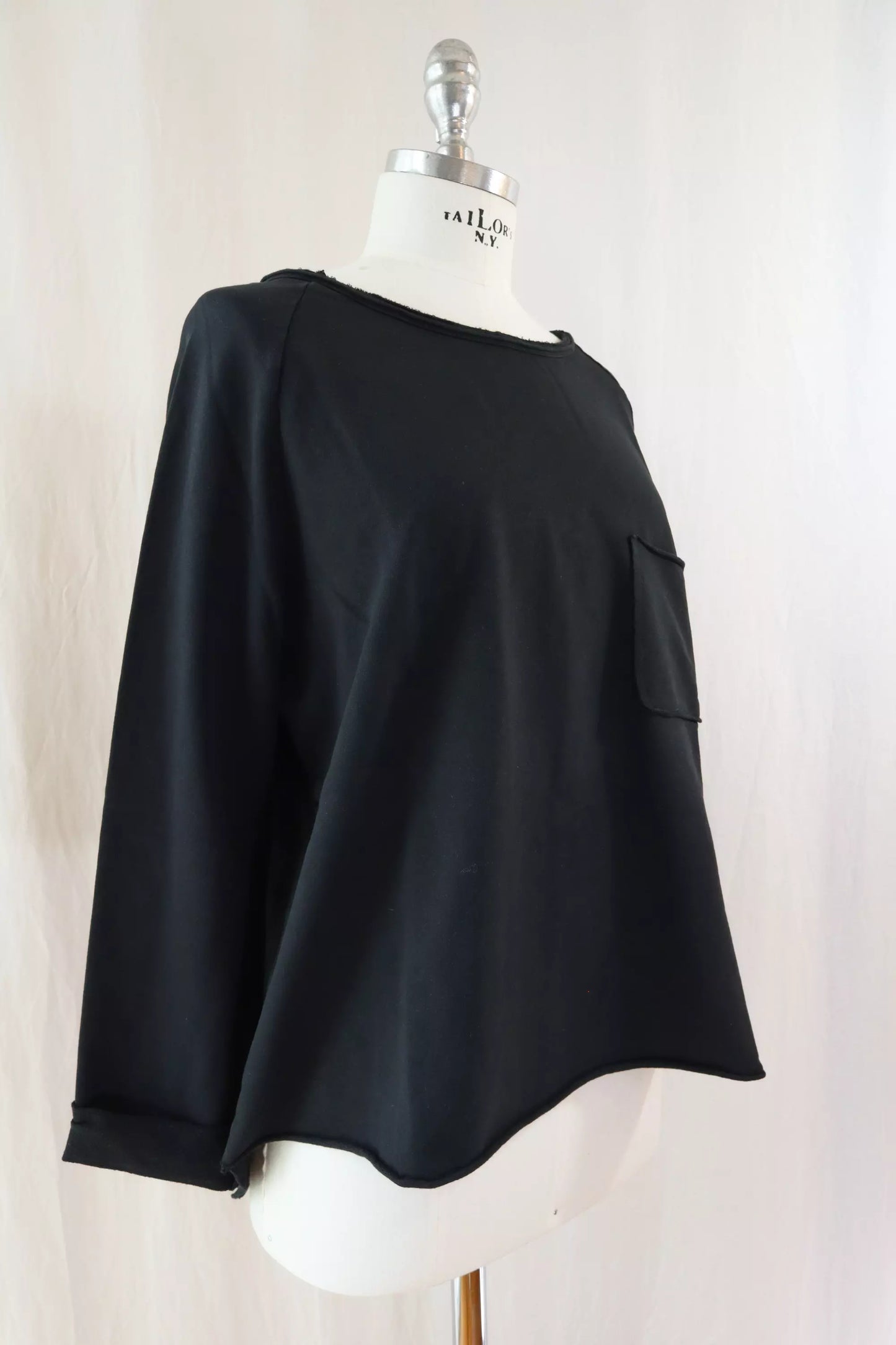 Sweatshirt with Pocket | Black