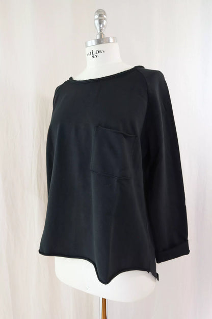 Sweatshirt with Pocket | Black