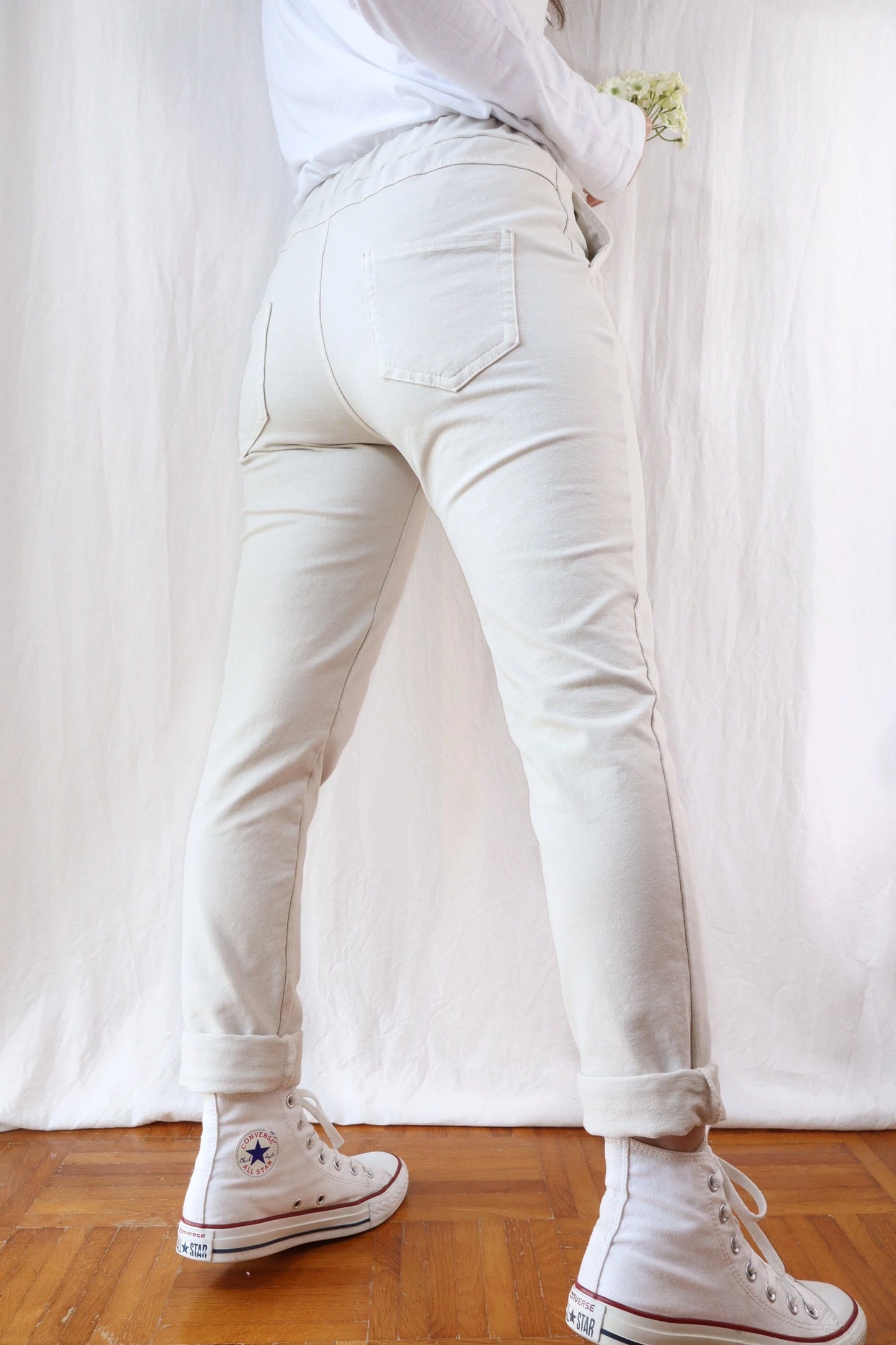 Pull-on Pants | Beige