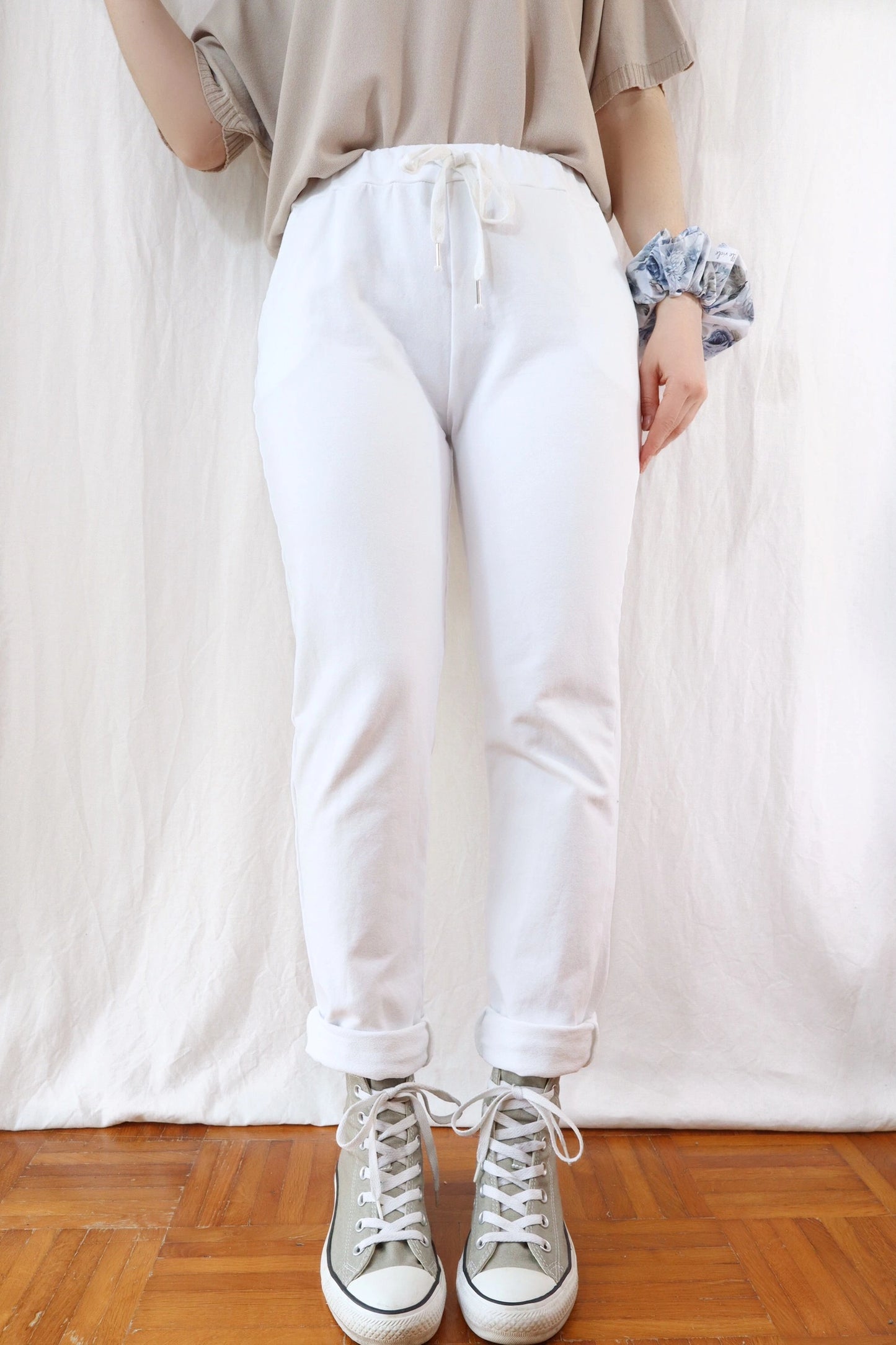 Pull-on Pants | White