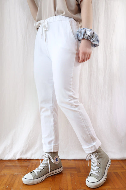 Pull-on Pants | White