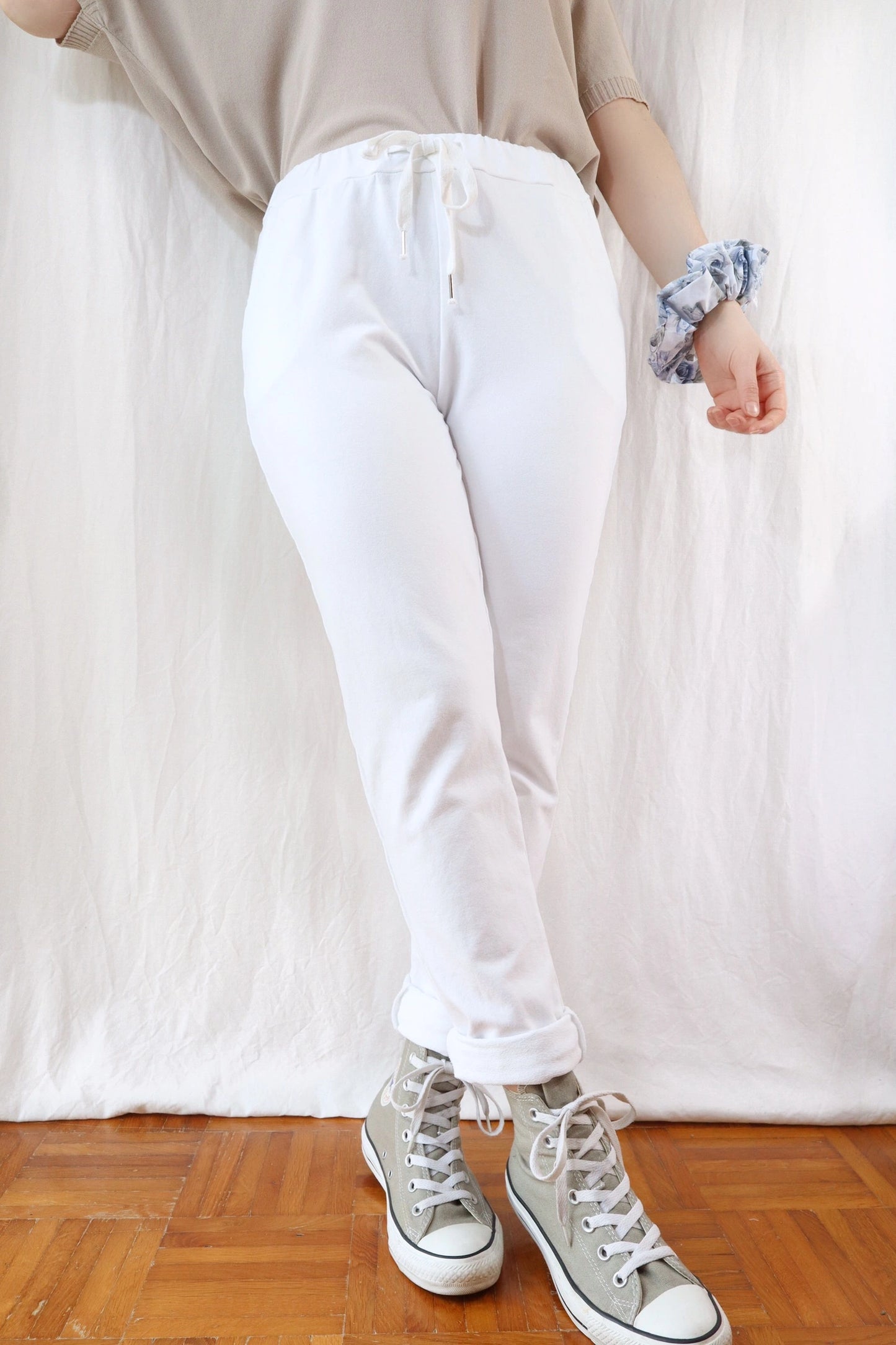 Pull-on Pants | White