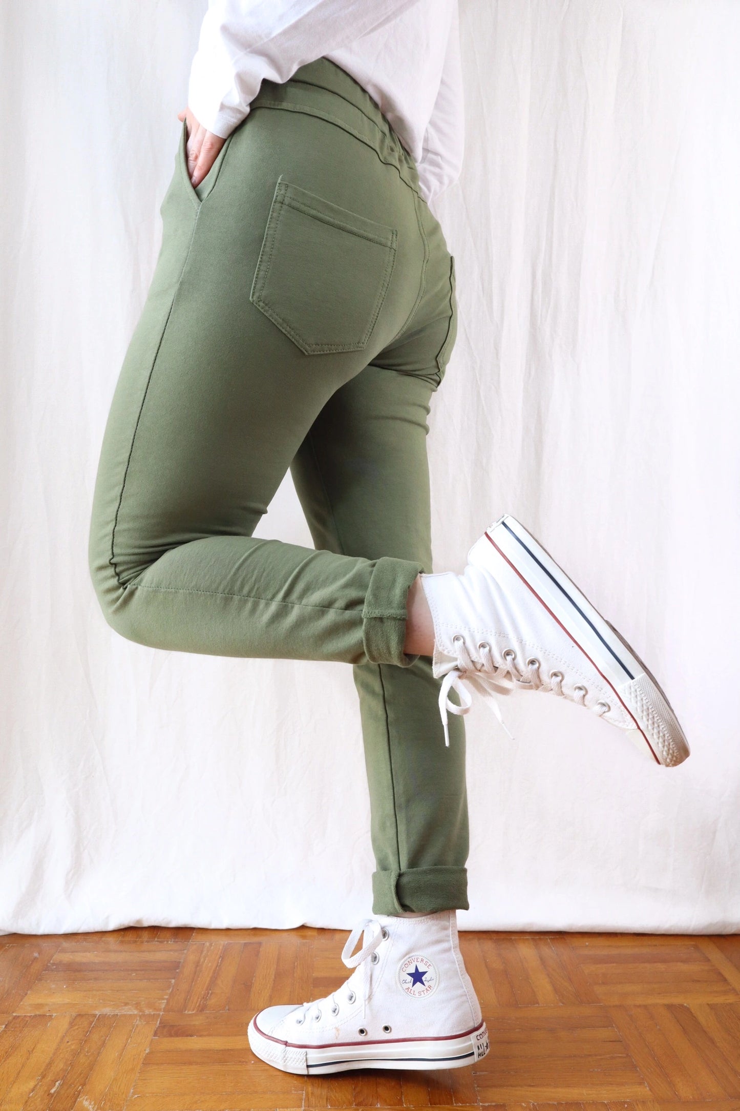 Pull-on Pants | Green