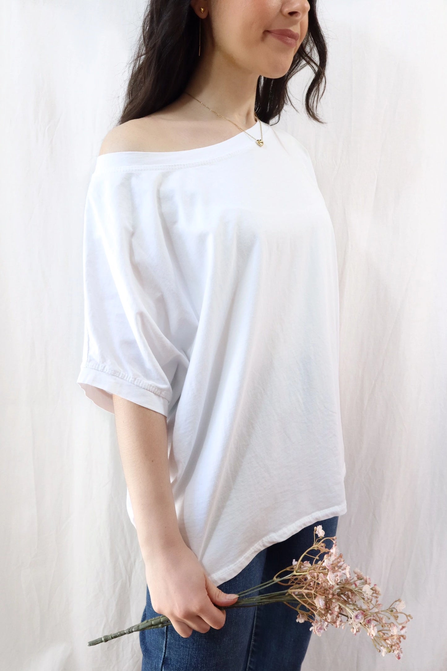 Oversize Cotton T-shirt | White