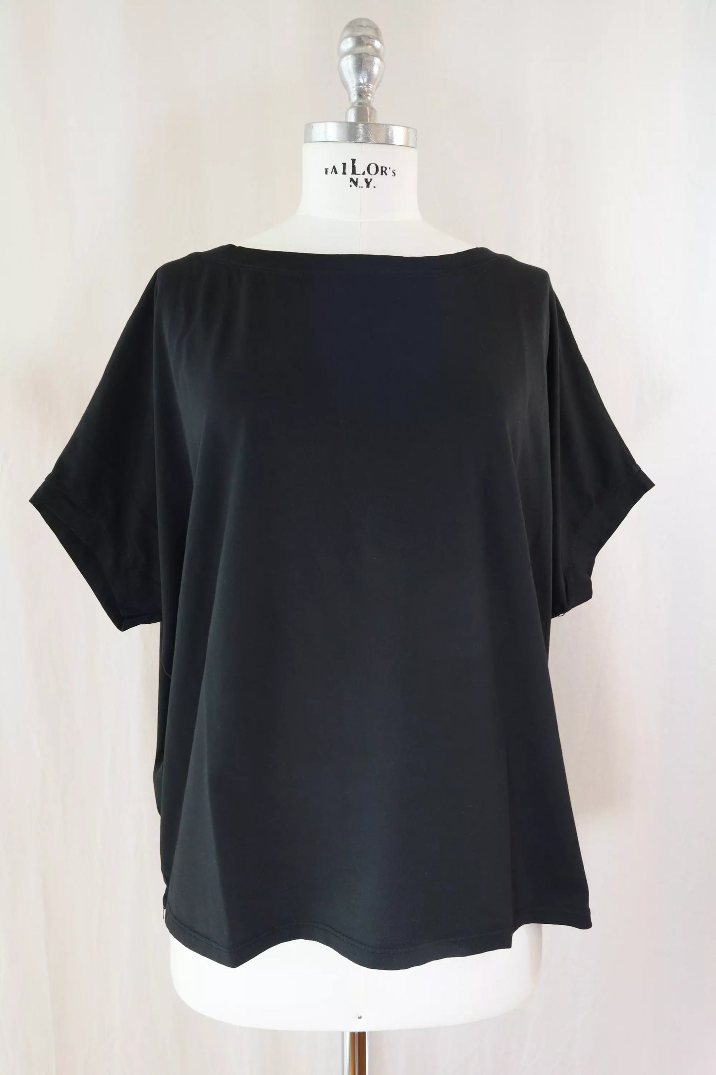 Oversize Cotton T-shirt | Black