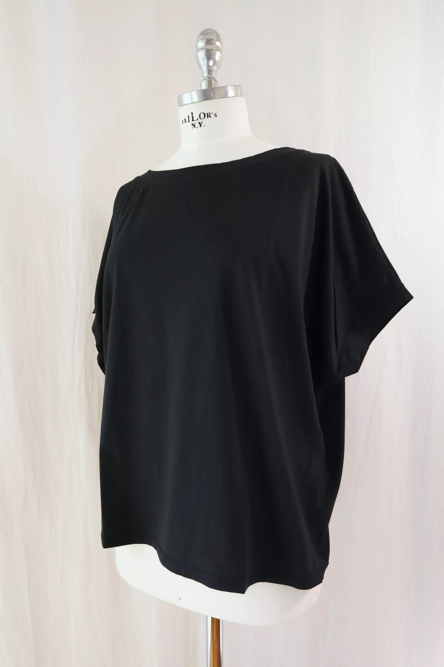 Oversize Cotton T-shirt | Black