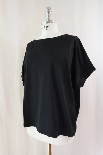 T-shirt in Cotone Oversize | Nero