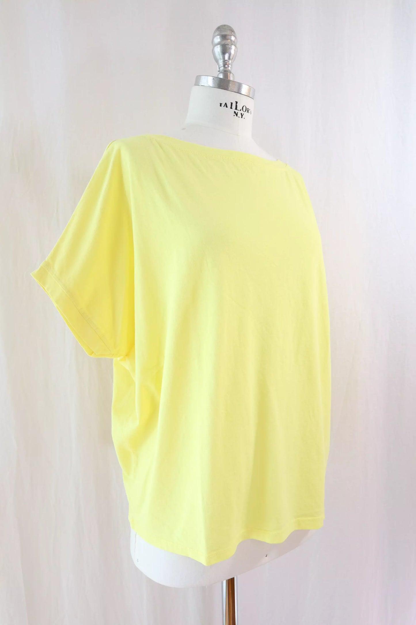 Oversize Cotton T-shirt | Yellow