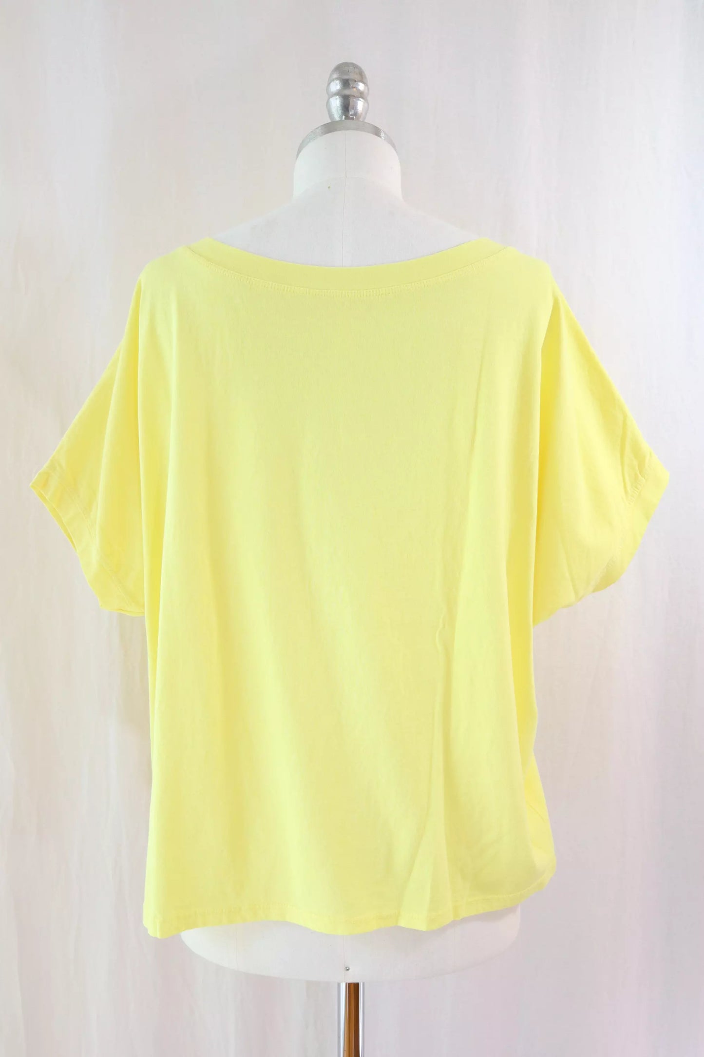 T-shirt in Cotone Oversize | Giallo