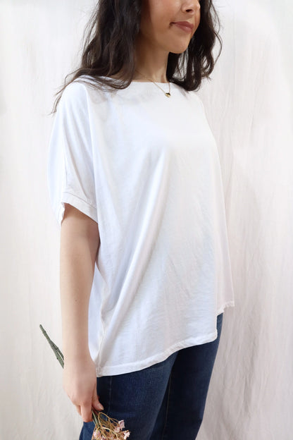 Oversize Cotton T-shirt | White