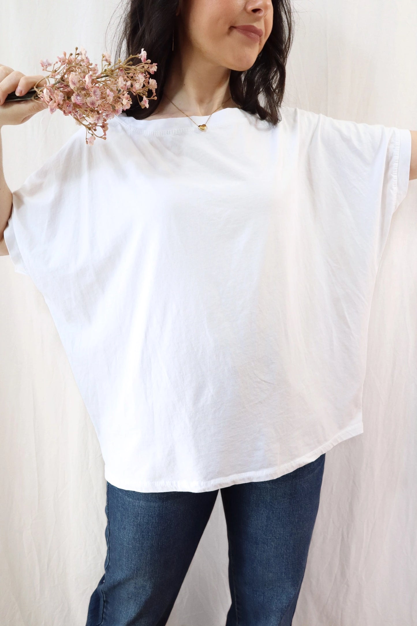 Oversize Cotton T-shirt | White