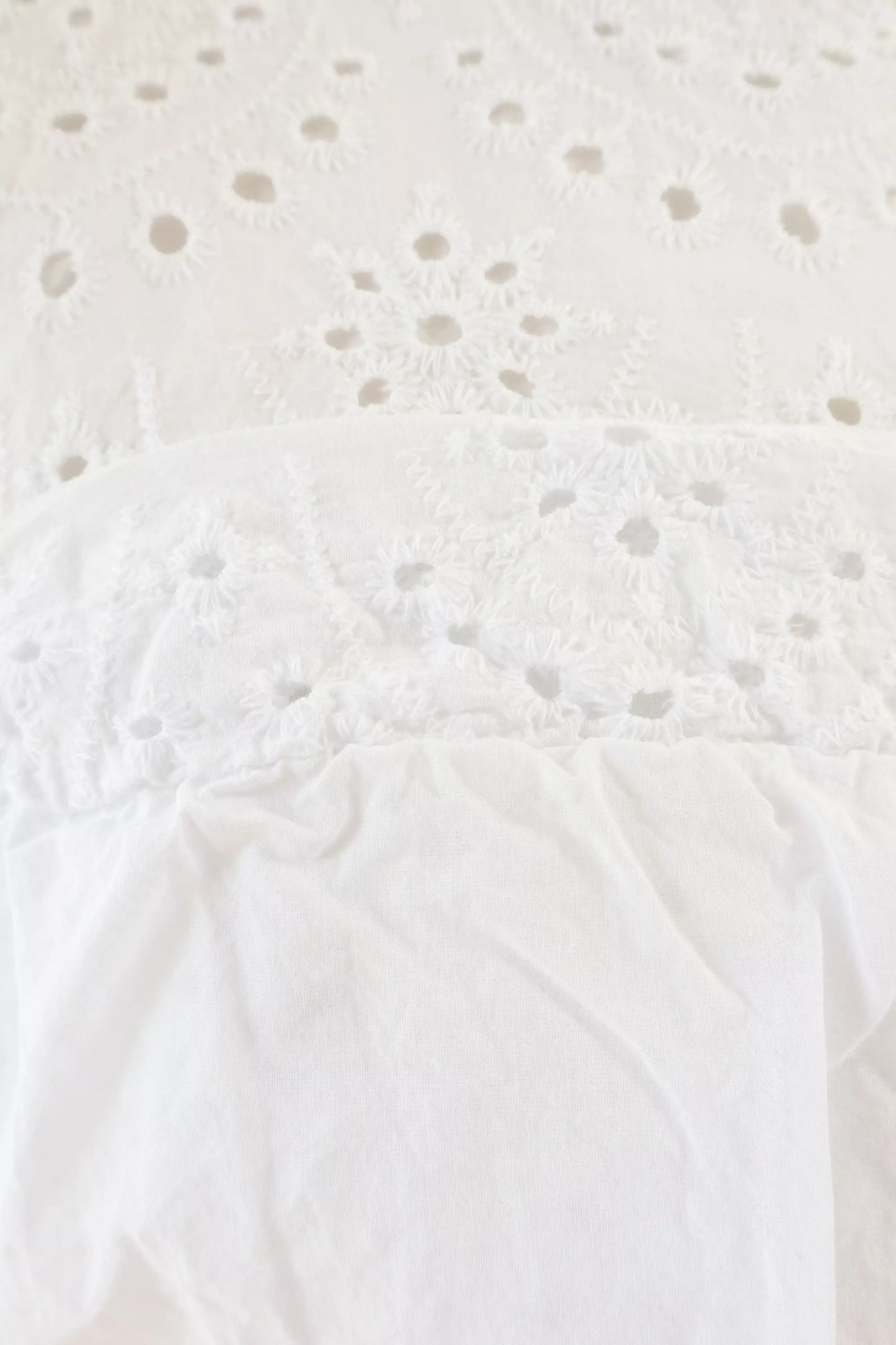 Lined Pure Cotton Eyelet Top