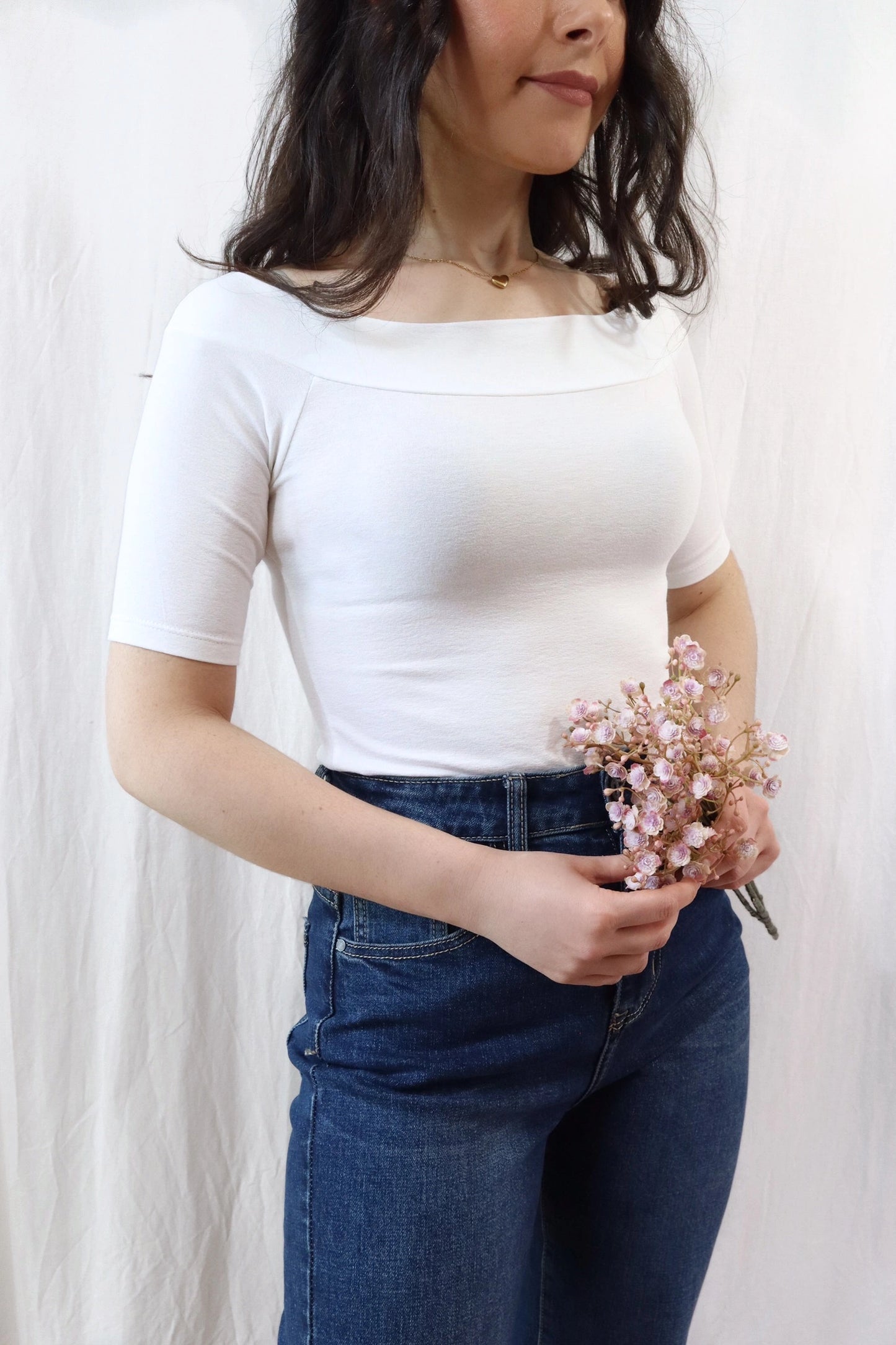 Off the Shoulder Top | White