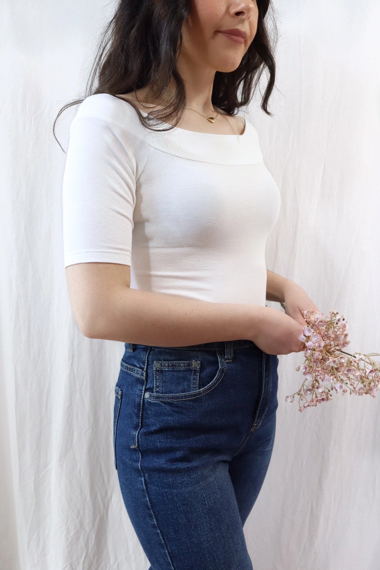 Off the Shoulder Top | White