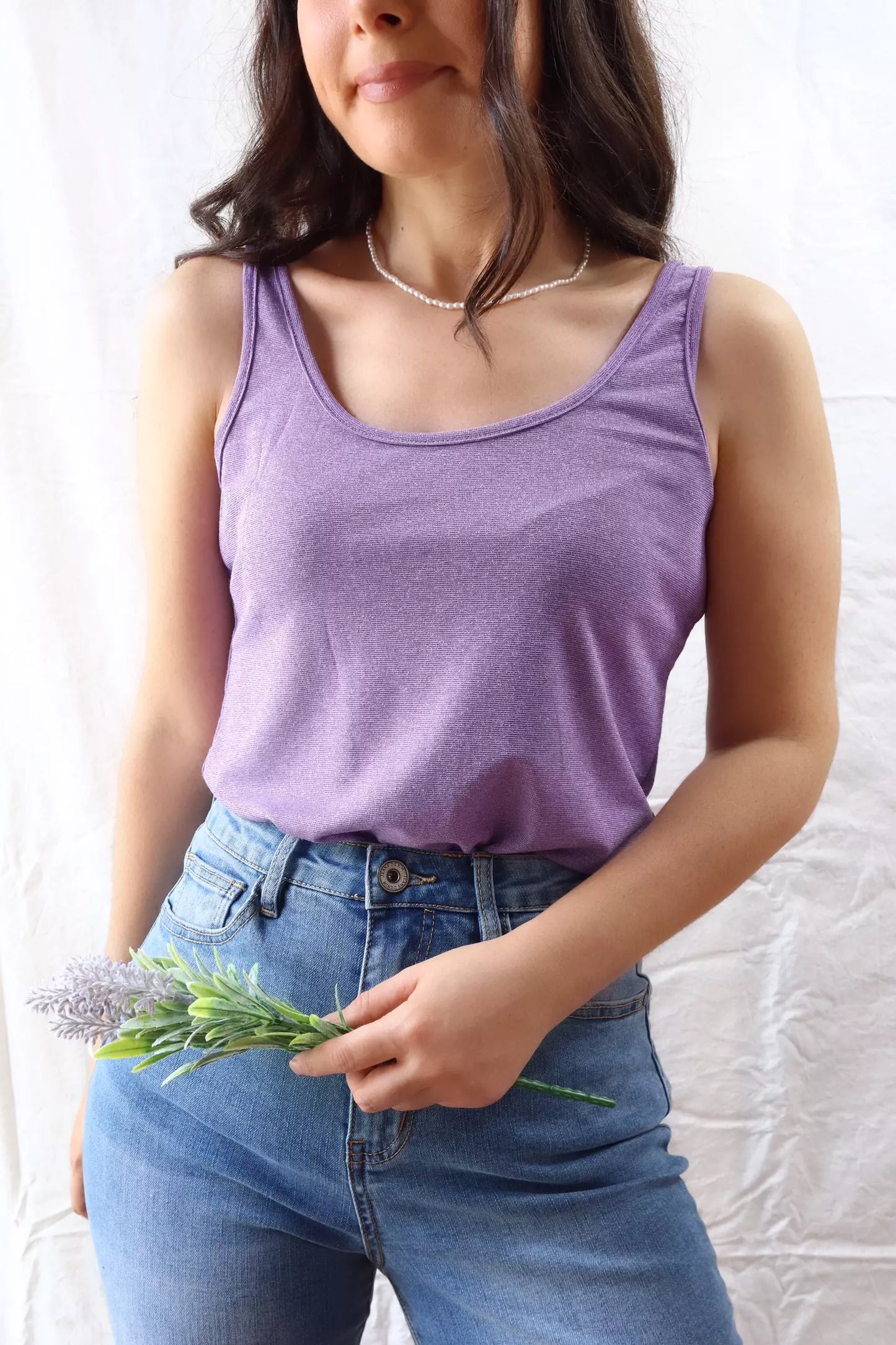 Sparkling Tank Top | Violet