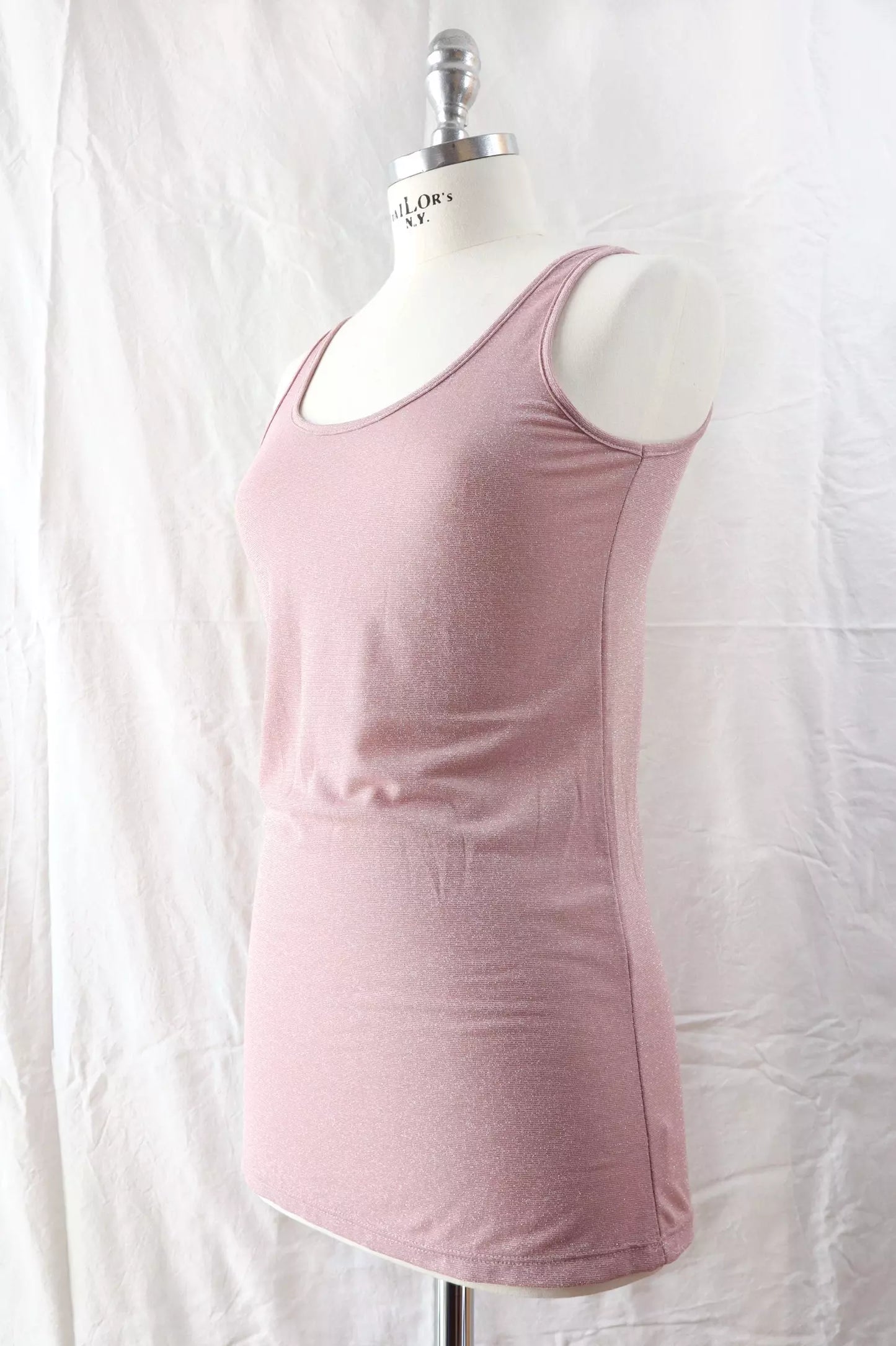 Sparkling Tank Top | Pink