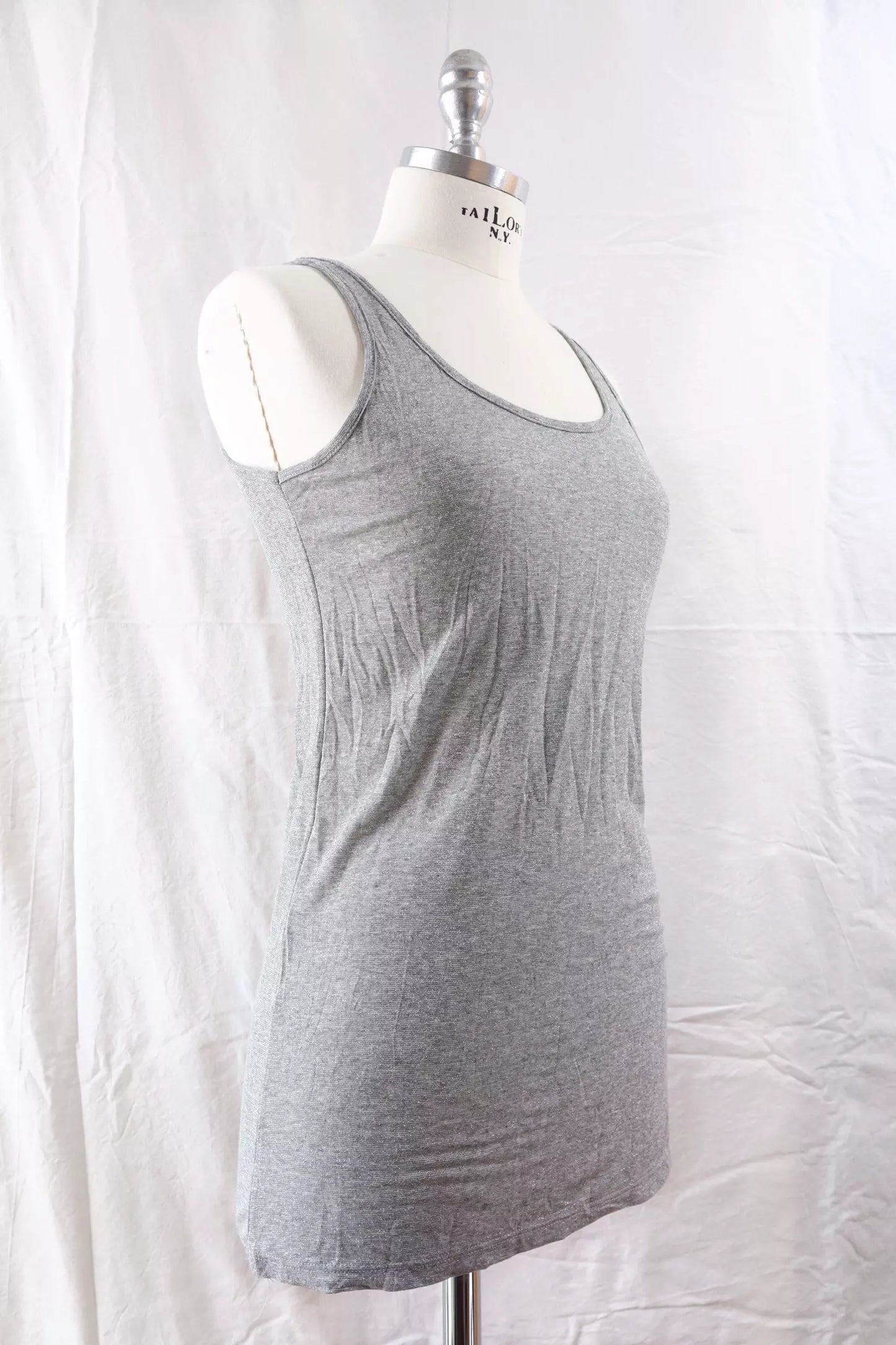 Sparkling Tank Top | Grey