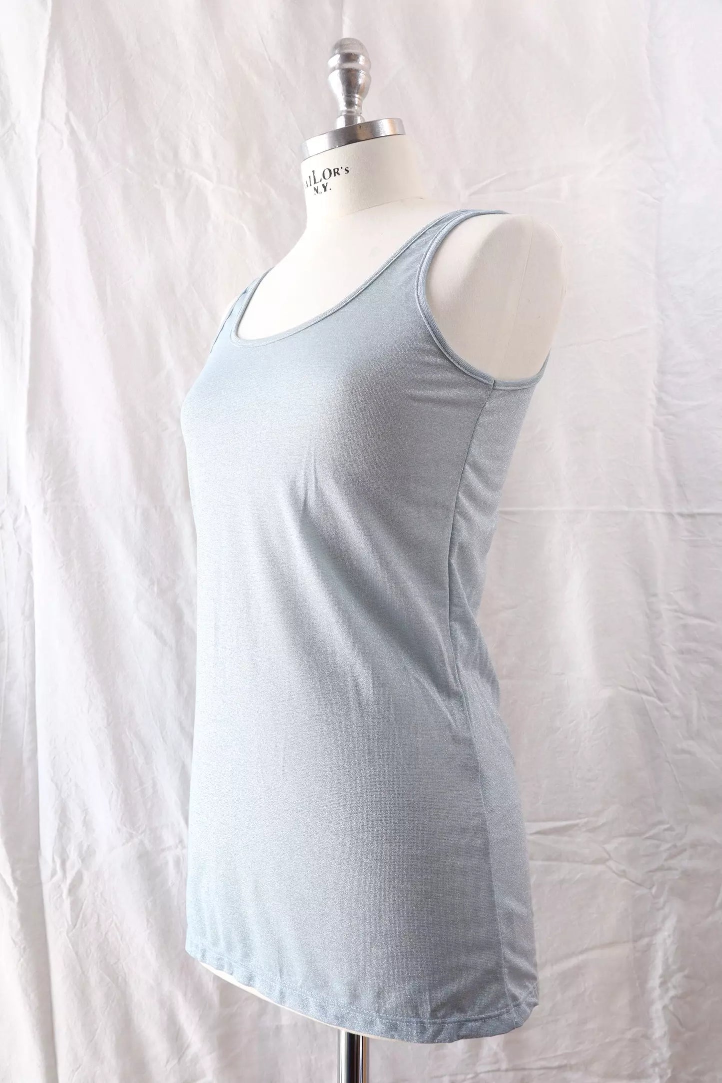 Sparkling Tank Top | Light Blue