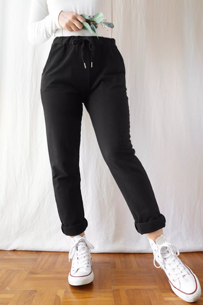 Pull-on Pants | Black