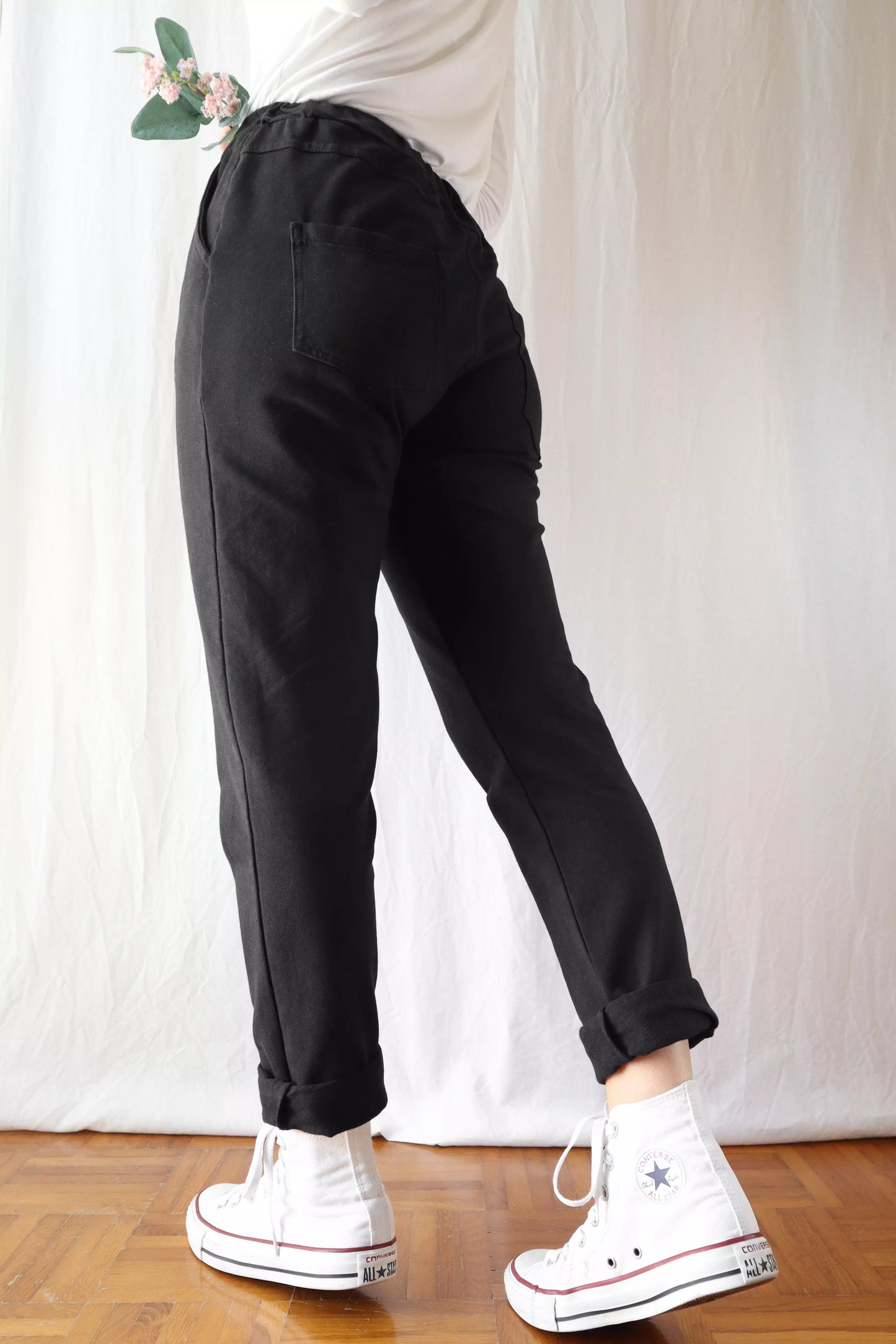 Pull-on Pants | Black