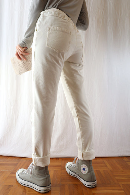 Pull-on Pants | Cream