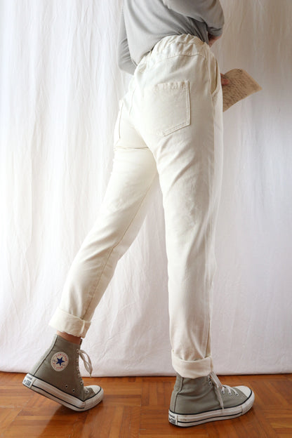 Pull-on Pants | Cream