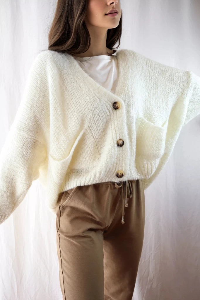 Cardigan Over in Misto Mohair