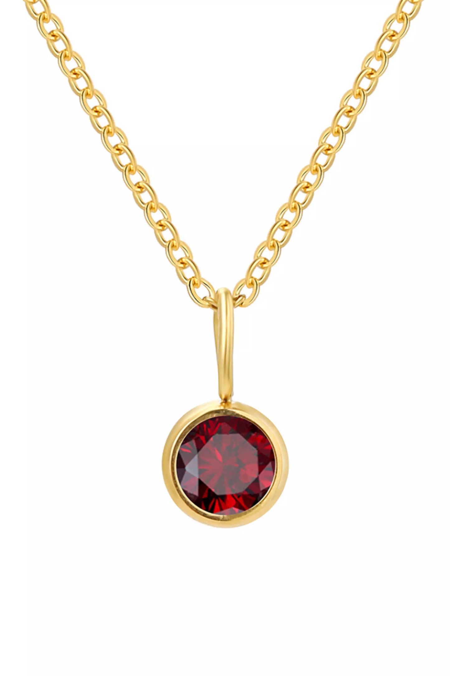 Birthstone Pendant Necklace