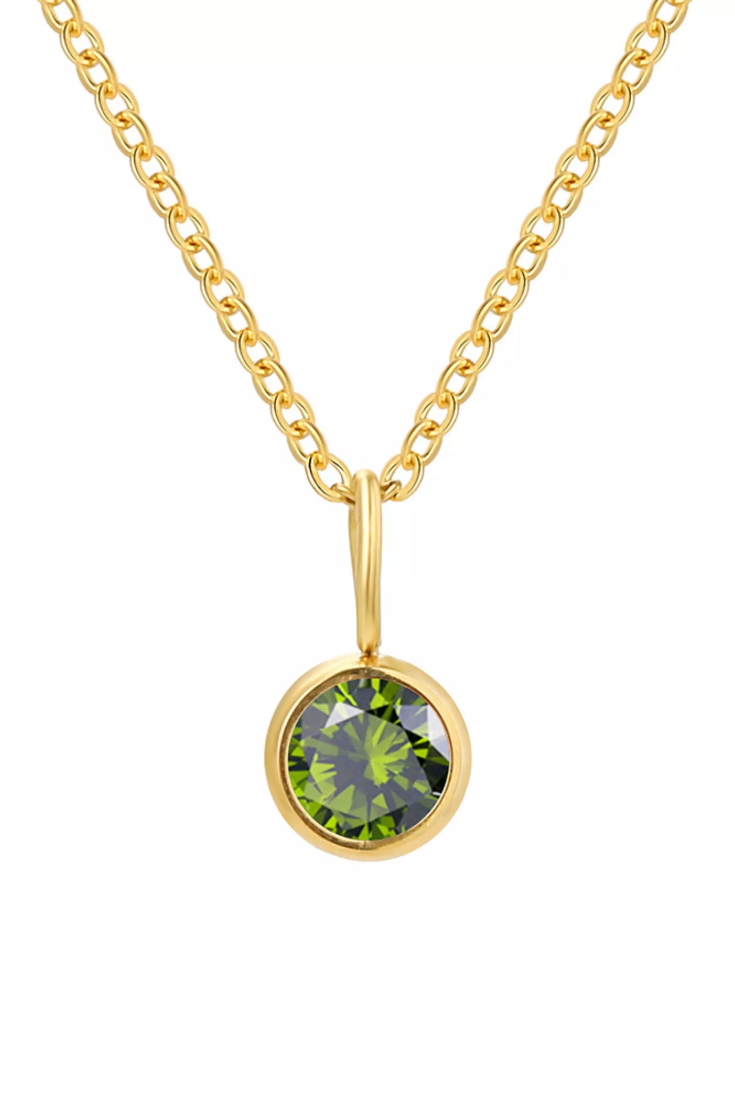 Birthstone Pendant Necklace