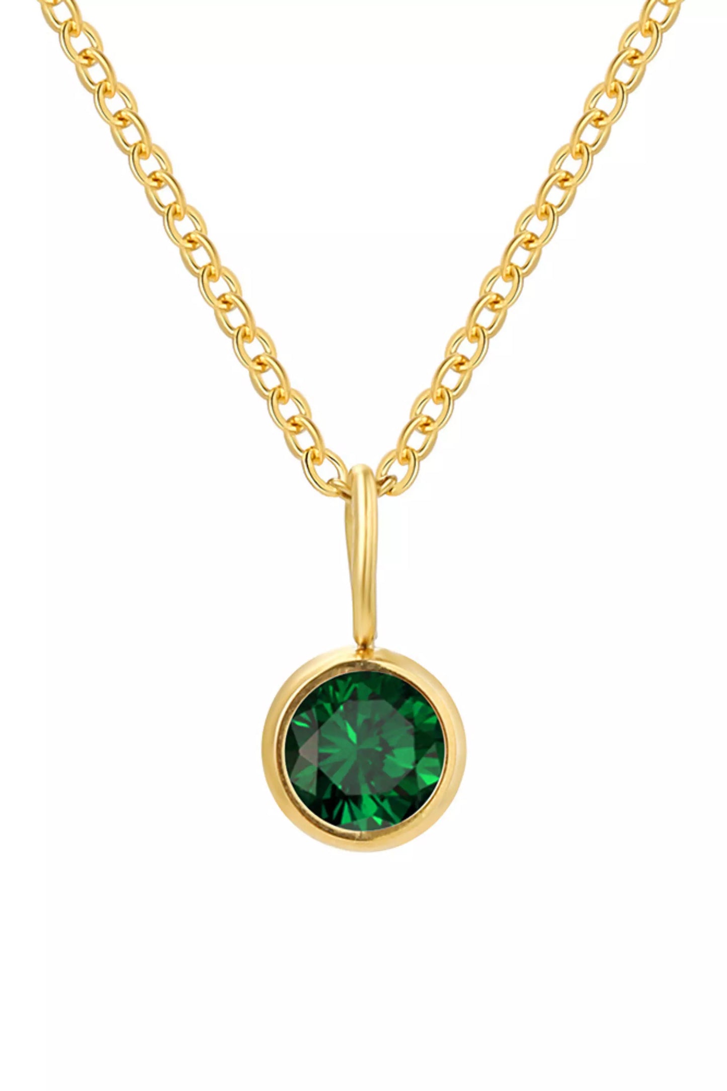 Birthstone Pendant Necklace