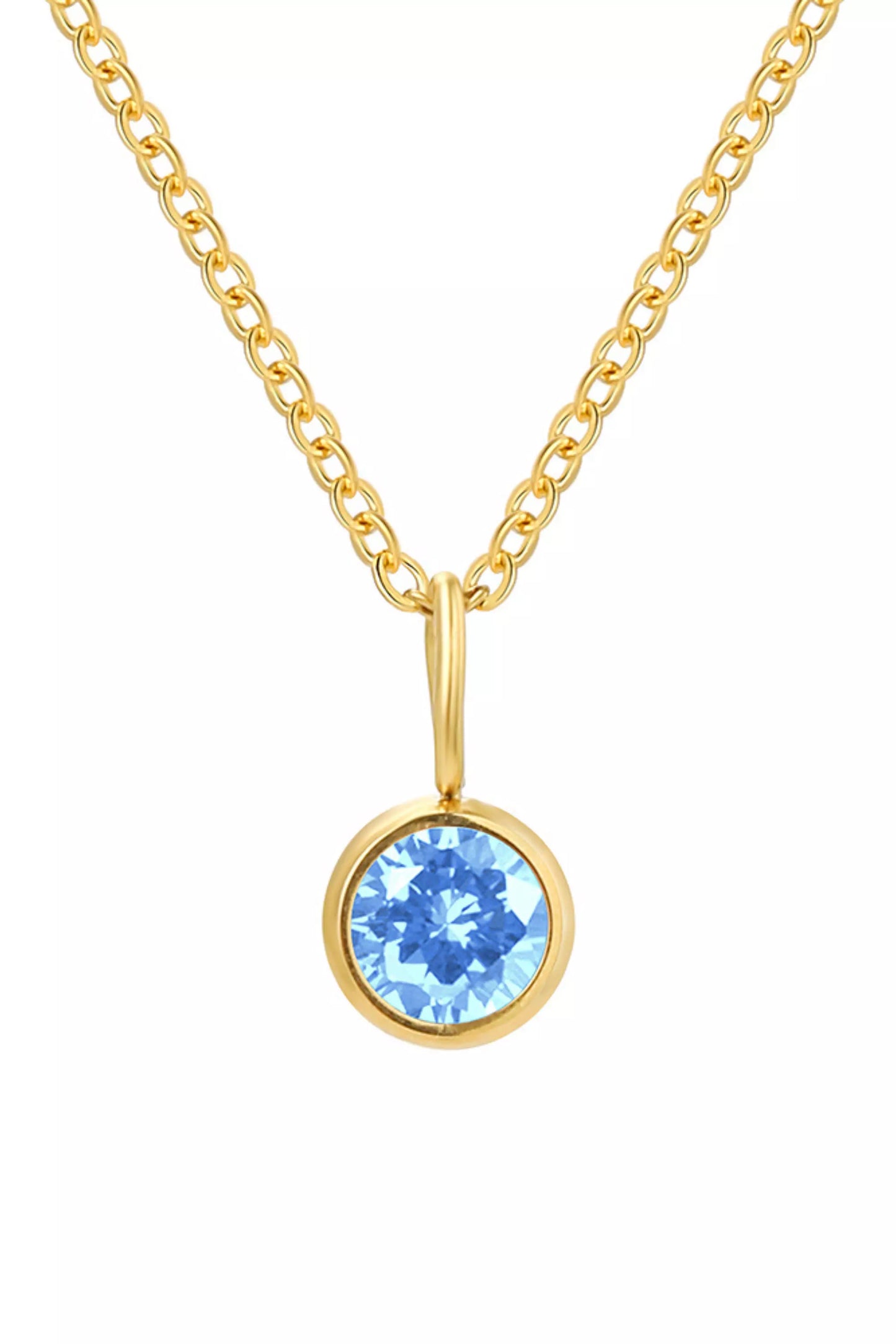 Birthstone Pendant Necklace