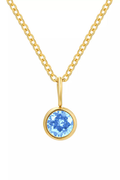 Collana con Pendente Birthstone