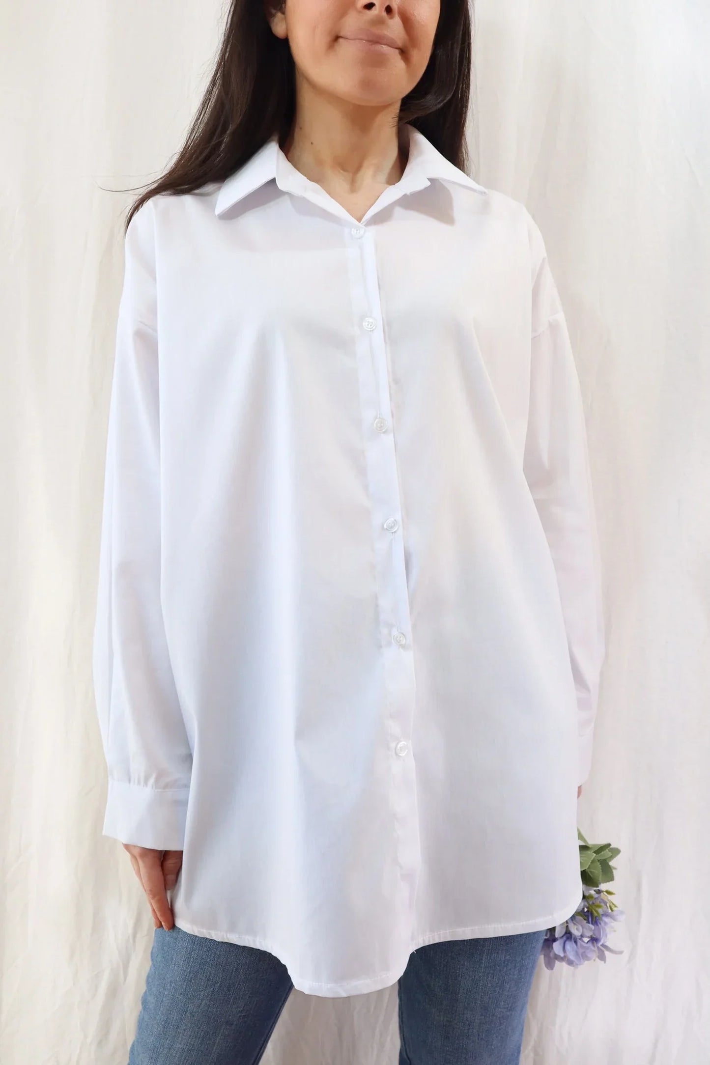 Camicia Oversize | Bianco