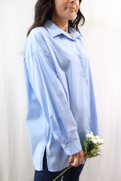 Oversized Blouse | Light Blue