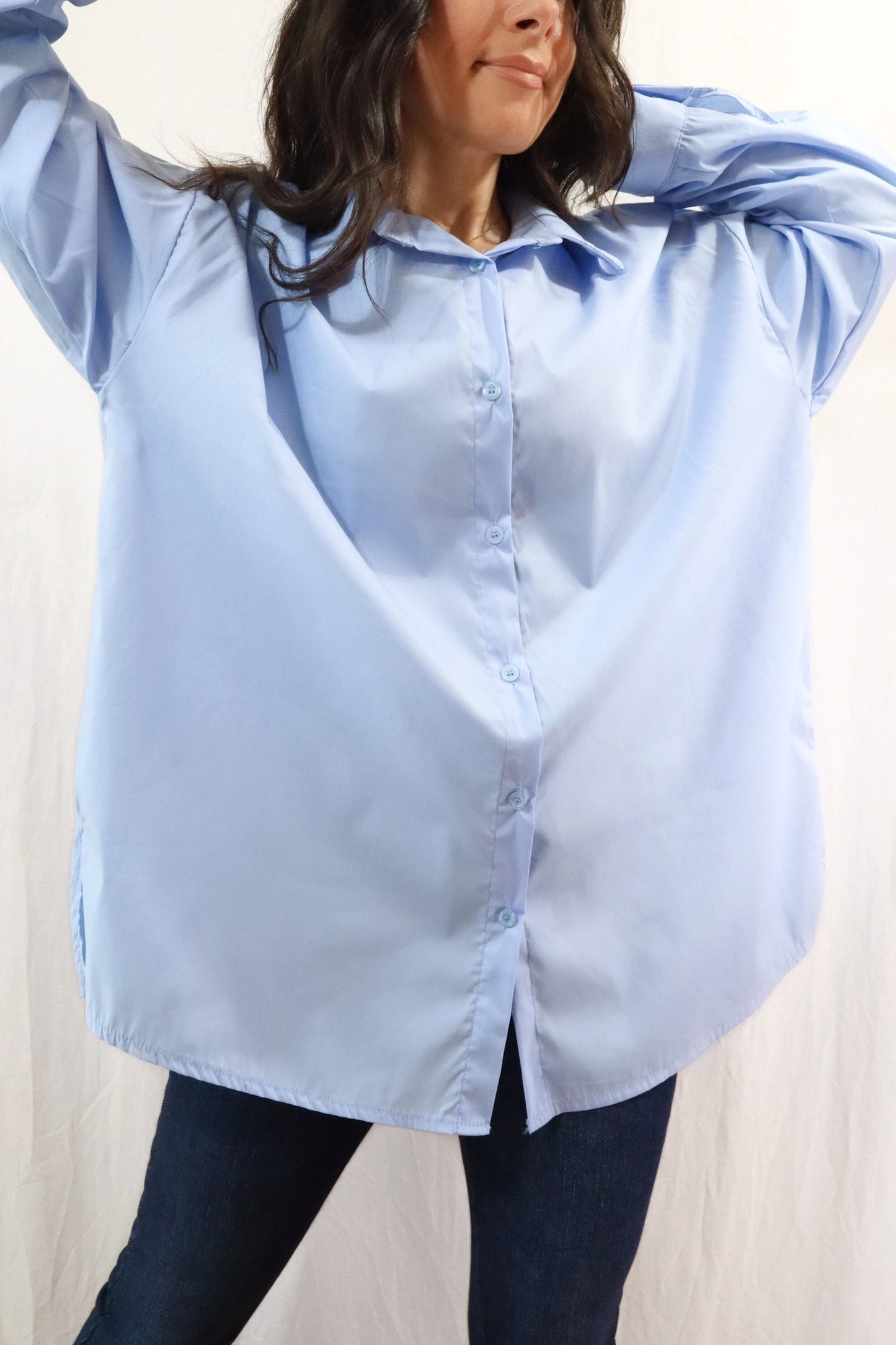 Camicia Oversize | Azzurro