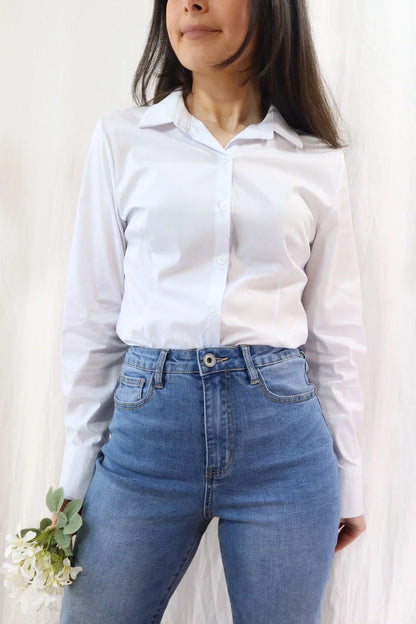 Camicia Aderente | Bianco