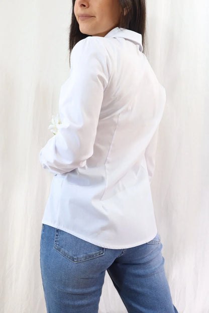 Camicia Aderente | Bianco