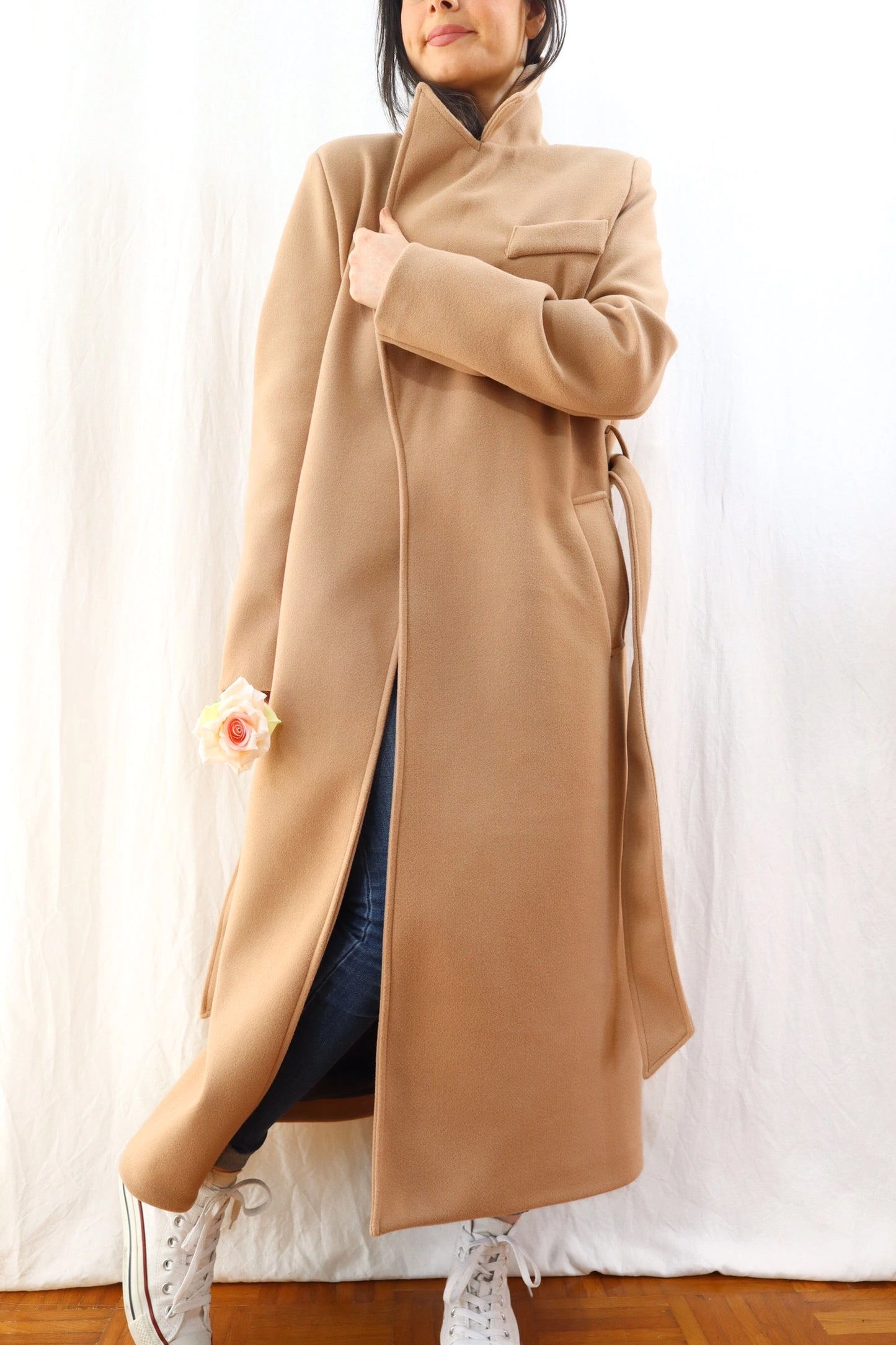 Belted Long Coat