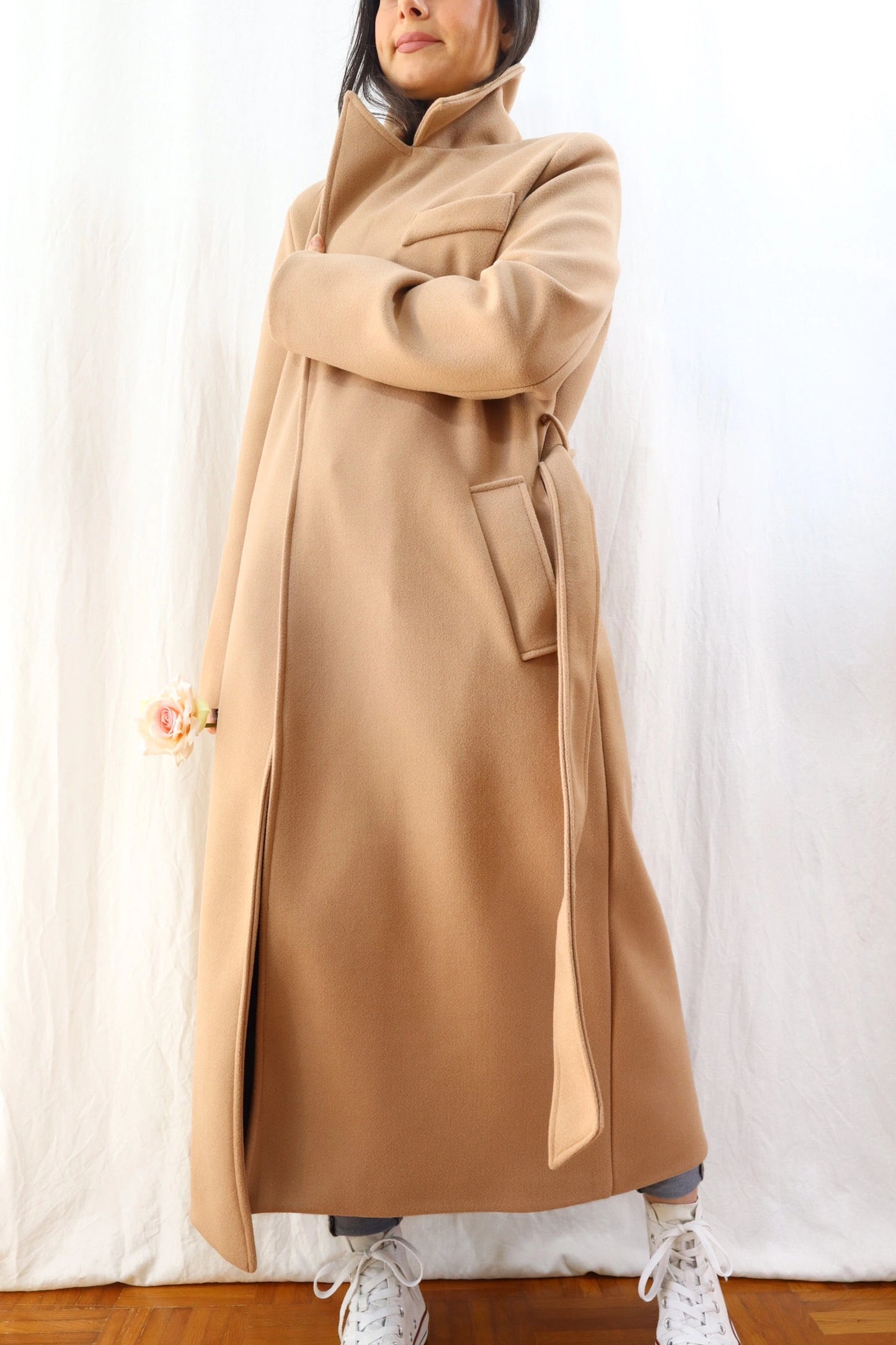 Belted Long Coat